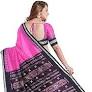 Read more about the article Pink handwoven Sambalpuri pure cotton saree